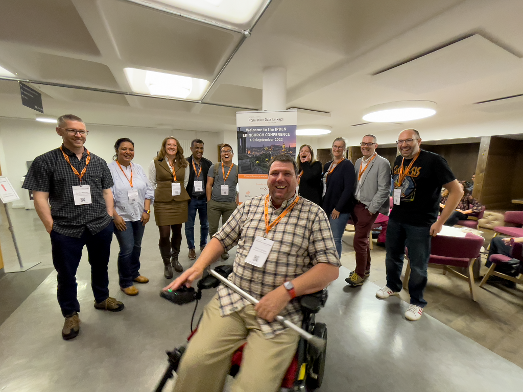 Group photo of CO-CONNECT team members with colleagues from the University of Dundee's HIC.